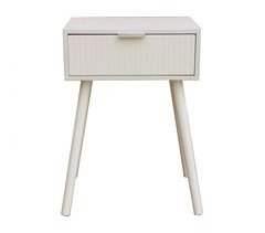 Mesilla Noche Frisa Estilo Nórdico 1 Cajón Melamina 40