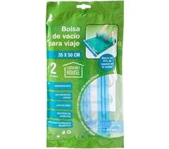 Pack 6 Bolsas de Vacío para Ropa | Inflador de Vacío Incluído