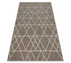 Alfombra de cuerda sisal FLOORLUX 20508 Triángulo 240x330
