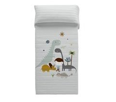 COLCHA BOUTI REVERSIBLE DINOS