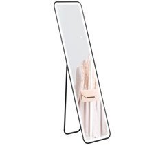Espejo Cuerpo Entero Vidrio Templado, Metal HOMCOM