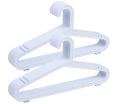 Percha de plastico pack de 24 unidades