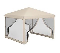 Carpa Plegable Acero, Tela Oxford Outsunny