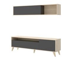 Pared Equipada efecto madera 180