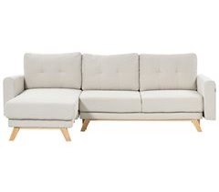 Beliani Sofá esquinero Poliéster SIRO