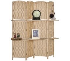 Biombo Fibra de Papel HOMCOM, hogar - decoración