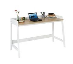 Mesa de Escritorio con 1 estante FWT41-WN SoBuy