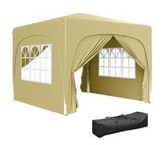Carpa Plegable Metal, Tela Oxford Outsunny