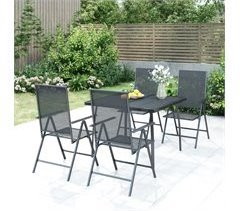 Juego de comedor de jardín acero