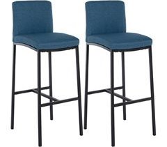 Set De 2 Taburete de bar - Freeport - Tela