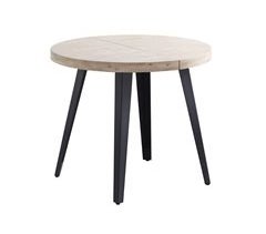 Mesa de comedor extensible Berg diseño redondo  nordish xx 80x80