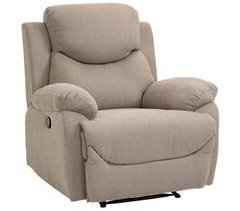 Sofá Reclinable Poliéster, Espuma, Tablero Multicapa HOMCOM