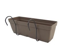 Jardinera 50 cm con soporte de fijación
