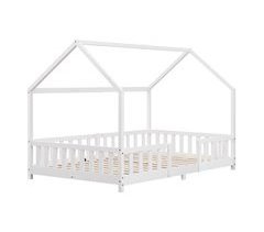 Cama para niños Sisimiut forma de casa 128x207