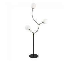 Lámpara de pie Mosoma (3 luces) Metal Cristal Moderno