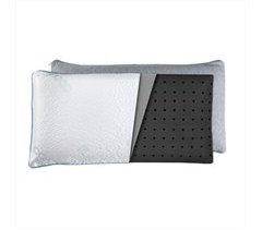 Almohada Viscoelástica Carbono Activo Tejido Frío 80x34