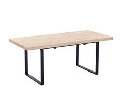 Mesa de comedor extensible Natural 180x180