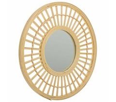 Espejo de bambú