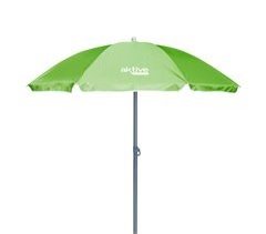Sombrilla playa antiviento con mástil inclinable y protección UV50 Aktive