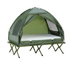 Cama Doble de Camping con Tienda 193x145