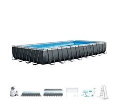 Piscina desmontable INTEX Pack deluxe + depuradora y clorador