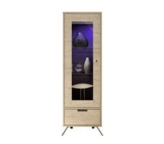 Vitrina con 1 puerta y 1 cajón PALMA