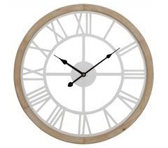 Reloj de pared URIEL de madera 50cm