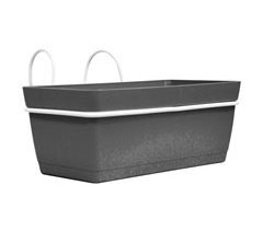 3 Jardineras L 22 Cm Con Ganchos
