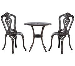 Beliani Conjunto de balcón BOVINO