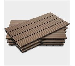 YOEVU - Set de 6 baldosas WPC