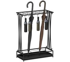 Paragüero Acero HOMCOM, hogar - decoración