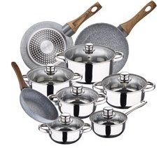 Batería de cocina 12 piezas y sartenes