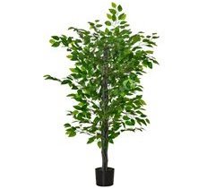 Planta Artificial PEVA, PE, Cemento HOMCOM, hogar - decoración
