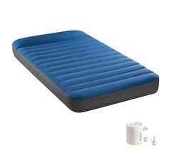 Colchón hinchable individual TruAire Camping Matress c/hinchador incluido INTEX