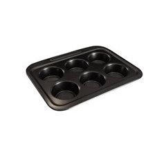 Molde cuadrado de Horno para 6 muffins e MasterPRO