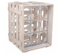 Cajón botellero de madera