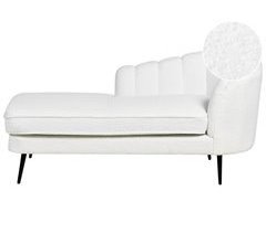 Beliani Chaise longue derecho Bouclé ALLIER
