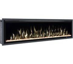 DUPI Chimenea Eléctrica 42 Nero Pro Lumina | 3 en 1 con Calefacción