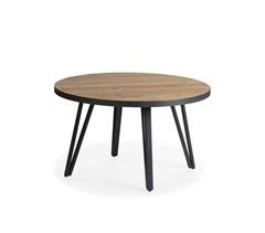 Mesa de centro redonda Mateo de madera