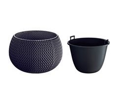 Maceta Redonda Con Deposito Splofy Bowl