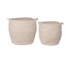 Juego de 2 Cestas de Almacenaje Lamas