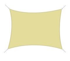 Toldo de Vela Rectangular Poliéster Outsunny 300x300