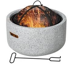 Brasero Exterior Metal Outsunny