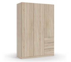 Armario ropero Reus 3 Puertas y 3 Cajones 135