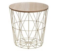 WELL HOME - Mesa auxiliar de metal 'Kumi'