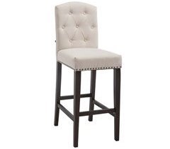 Taburete Louise en Tela