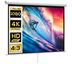 Pantalla Proyector Plástico HOMCOM