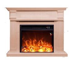 Chimenea de suelo negra con quemador de 1500W Mpc CAMINO CALDERA