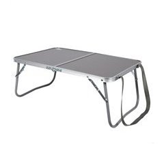 Mesa plegable camping antracita c/asas transporte Aktive