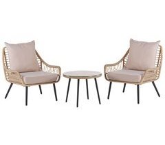 Beliani Conjunto de balcón LAURETO